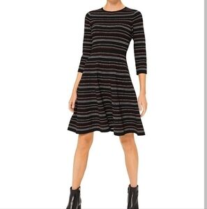 EC HOBBS London Katie Striped Knit Dress Size 10 classic, Business, Casual